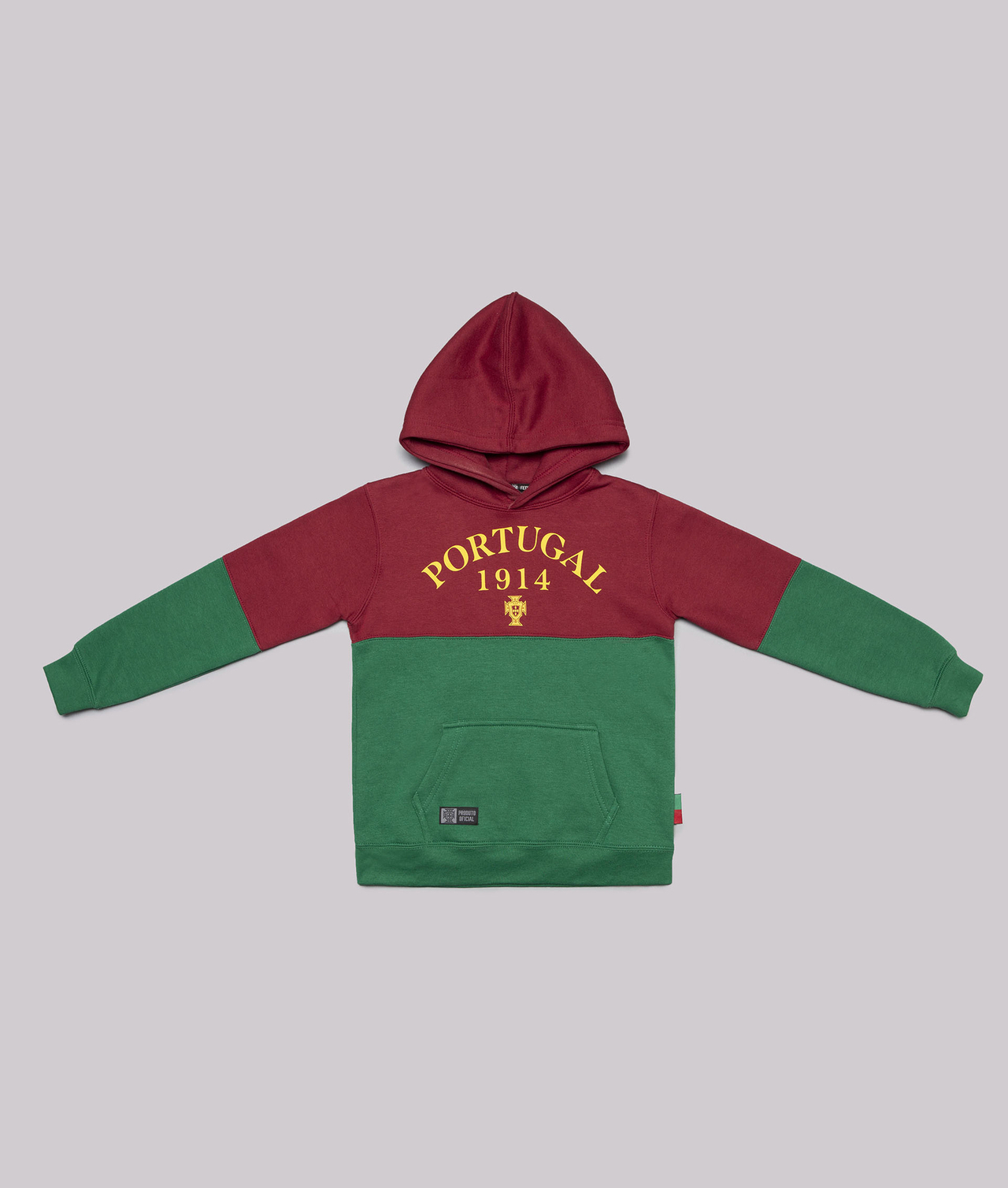 Hoodie 1914 Red&Green Criança - HD14K1314